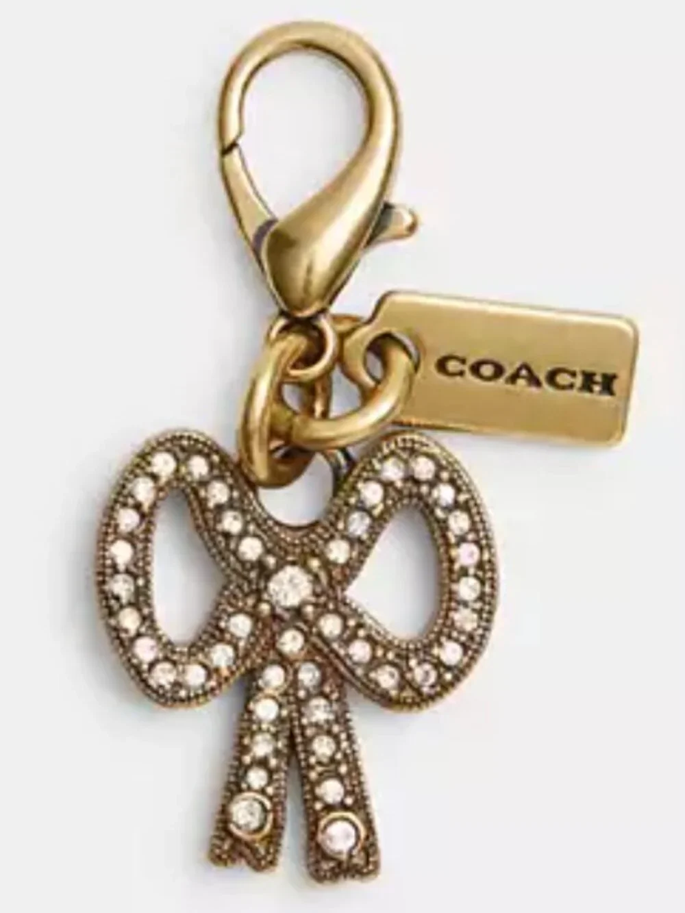 DIY Mini Crystal Bow Charm  #CCX80. NWTs
